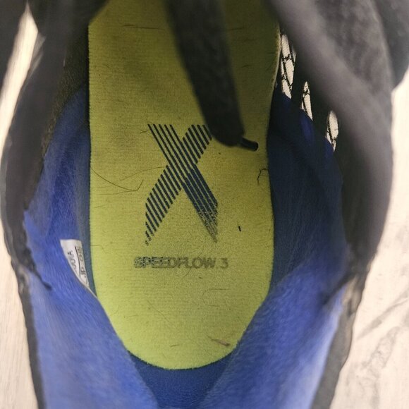 adidas X Speedflow.3 FG Cleats - Black/Blue - Size 6.5 - Picture 6 of 9